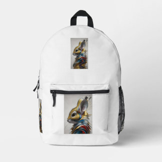 Imprimé sac à dos à lapin