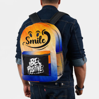 Imprimé sac à dos aquarelle mignon rose jolie école