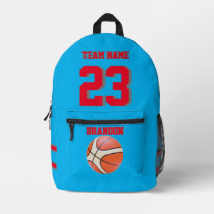 Imprimé Sac à dos basketball sports Nuit principale à l'éc