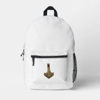 Sac à dos blanc Marteau Thor Or