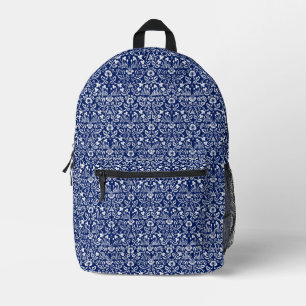 Imprimé Sac à dos bleu William Morris Art