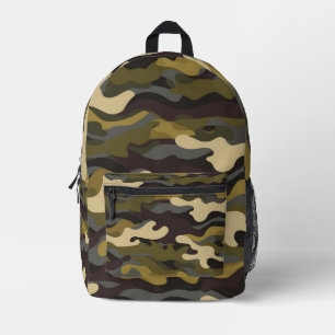 Imprimé Sac à dos - Couleurs de l'Armée - Vert