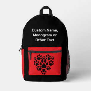 Imprimé Sac à dos de chien personnalisé - Cadeau personnal