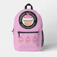 Sac à dos de cupcakes rose