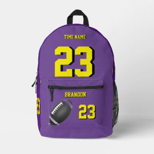 Imprimé Sac à dos de football école secondaire Pby