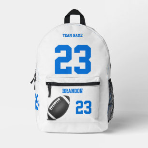 Imprimé sac à dos de football école secondaire personnalis