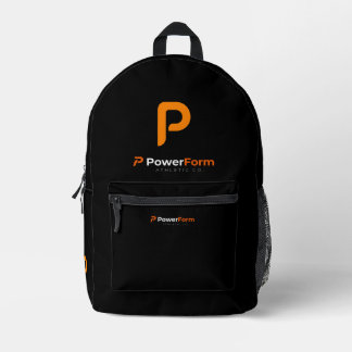 Imprimé Sac à dos de gym PowerForm Athletic Icon Noir