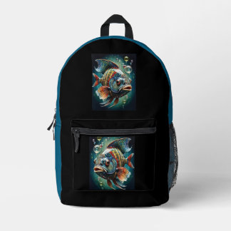 Imprimé Sac à dos de poisson Rainbow Reef - Plongez dans l