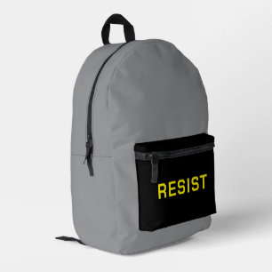 Imprimé Sac à dos de protestation Résister