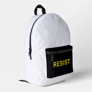 Imprimé Sac à dos de protestation Résister