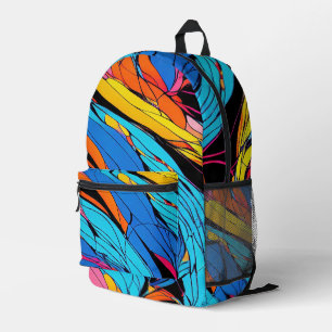Imprimé Sac à dos d'impression coloré en forme de tourbill