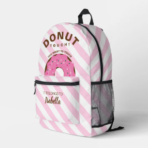 Imprimé Sac à dos Donut Rose