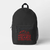 Sac à dos drôle pour randonneur amateur