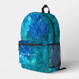 Imprimé Sac à dos en aquarelle préscolaire