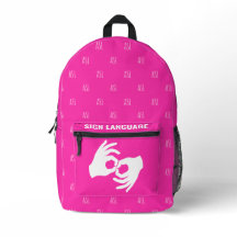 Sac à dos en langue des signes américaine – Magent