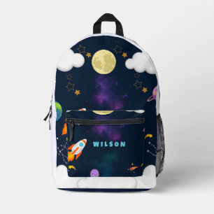 Imprimé Sac à dos espace personnalisé pour enfants