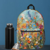 Sac à dos Fleurs sauvages colorées