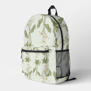 Imprimé Sac à dos floral blanc