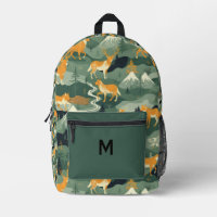 Sac à dos Forêt de Montagne Animaux de la Forêt Ru