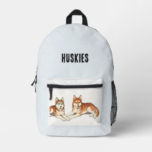 Imprimé Sac à dos Husky