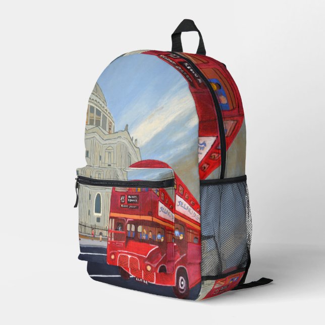 Imprimé Sac à dos London Bus  (Coin arrière droit)