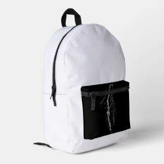 Imprimé Sac à dos minimaliste éclair électrique