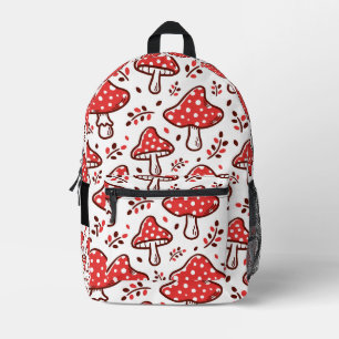 Imprimé Sac à dos motif champignon rouge Nature & Cottagec