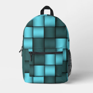 Imprimé Sac à dos Motif de tissu bleu