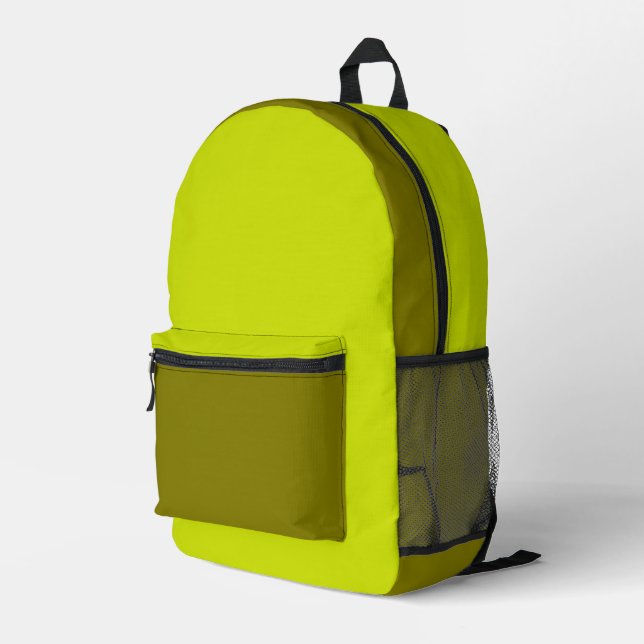 Imprimé Sac à dos multi-couleurs 'Olive'  (Coin arrière droit)