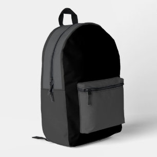 Imprimé Sac à dos noir et gris