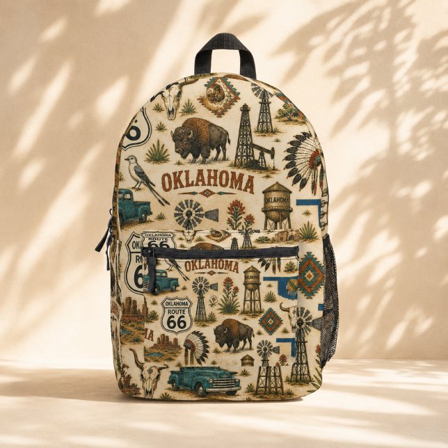 Imprimé Sac à dos Oklahoma Route 66 Trail Pack (Créateur téléchargé)