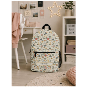 Imprimé Sac à dos personnalisé à motif de toucan tropical