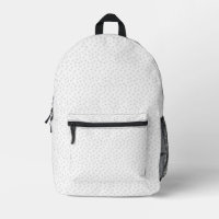 Sac à dos personnalisé avec monogramme blanc de lu