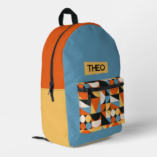 Imprimé Sac à dos personnalisé pour enfants de style moder