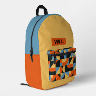 Imprimé Sac à dos personnalisé pour enfants de style moder