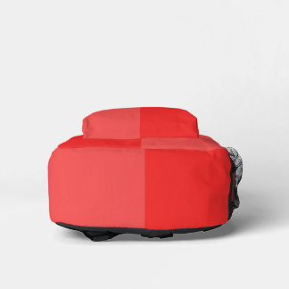 Imprimé Sac à dos personnalisé rouge pastel minimaliste