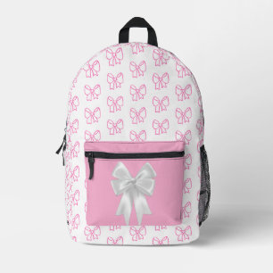 Imprimé Sac à dos pour Motif à mâchoire rose mignon avec r