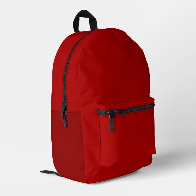 Imprimé Sac à dos rouge plus foncé  (Coin arrière gauche)