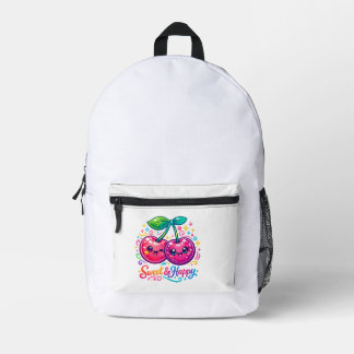 Imprimé Sac à dos scolaire Cerises Mignonnes Kawaii