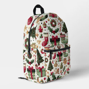 Imprimé Saison magique de vacances sac à dos