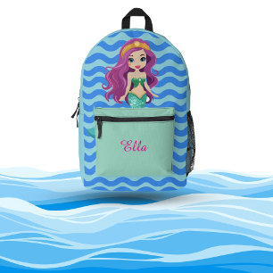 Imprimé Sous la mer : sac à dos pour filles inspirées par 