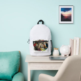 Imprimé Un sac à dos scolaire