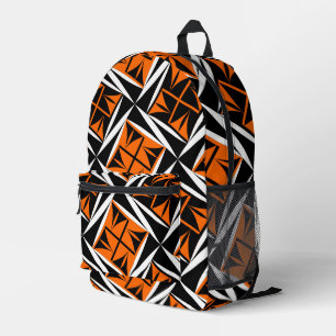 Imprimé Vents sacrés en sac à dos orange
