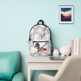 Imprimé Visage drôle |Retour à l'école Photo Sac à dos de