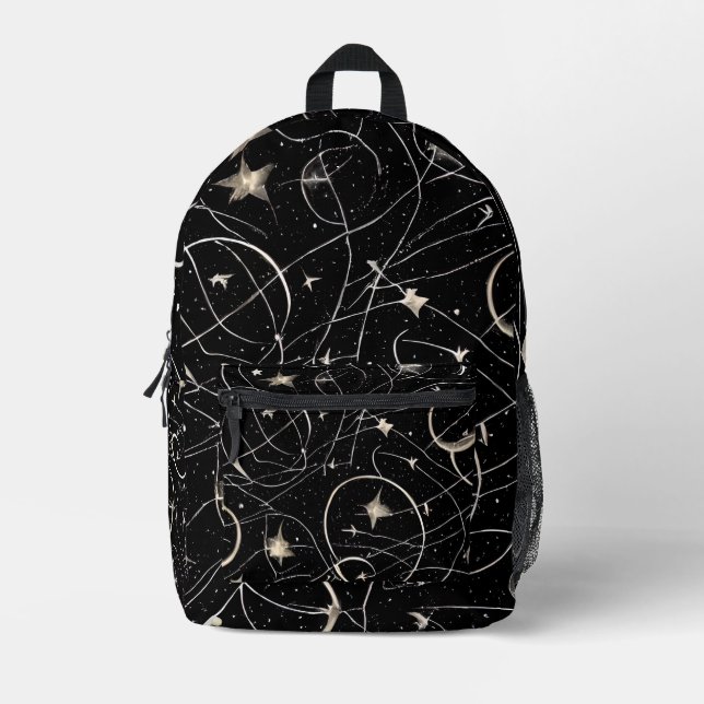 Imprimé Voyage stellaire : sac à dos pour orbite céleste (Recto)