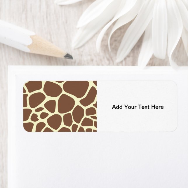Imprimée de girafe, Giraffe Brown, Poster de anima (En situation)