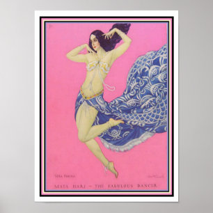 Imprimer Art déco Mata Hari