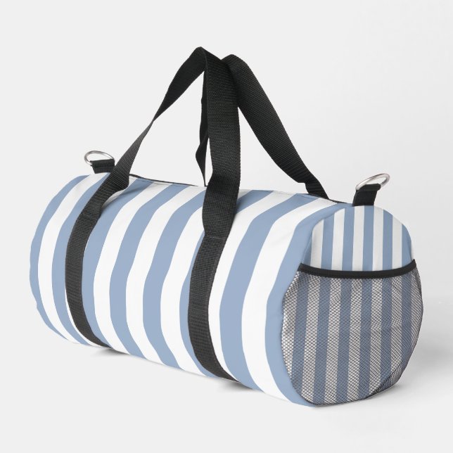 Imprimer Couper Sac à coudre Duffel Bleu Blanc (Coin droit)