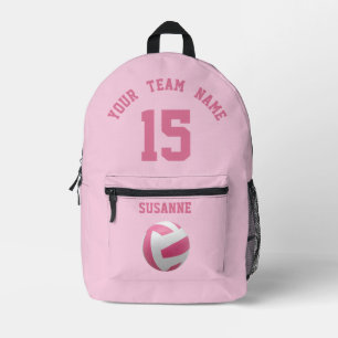 Imprimer Couper Sac à coudre Rose Volleyball fille