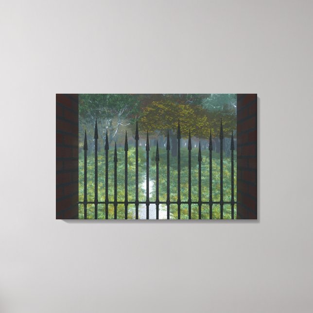 Imprimer dans l'ancienne toile de forêt (Recto)